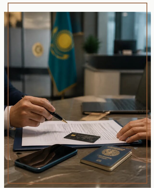 Открытие счета и банковской карты в Казахстане в Дедовске